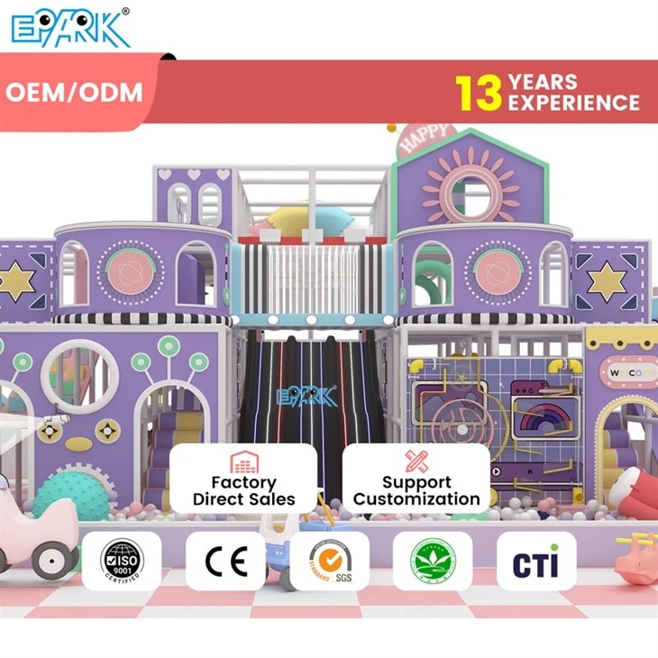 320m² Indoor Playground Family Center high quality