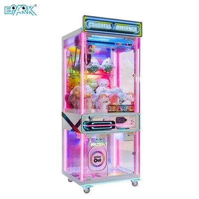 Красочный игровой автомат Alliance Claw Machine с монетоприемником