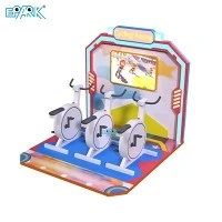 Детская интерактивная игра на велосипеде для развлечения на игровой площадке в помещении